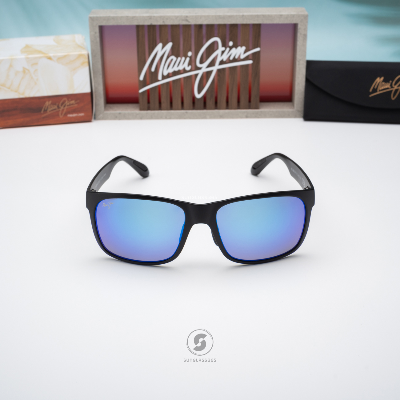 แว่นกันแดด Maui Jim RED SANDS MJ B432 2M Blue Hawaii