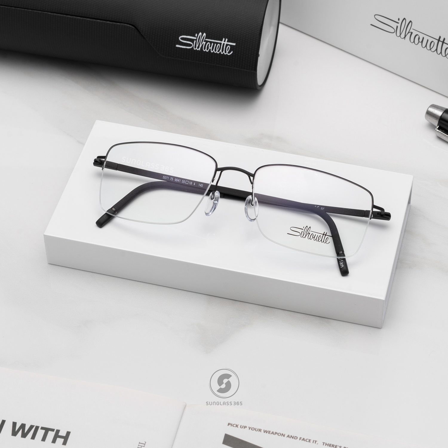 กรอบแว่น Silhouette Dynamic Dawn 5571 9041