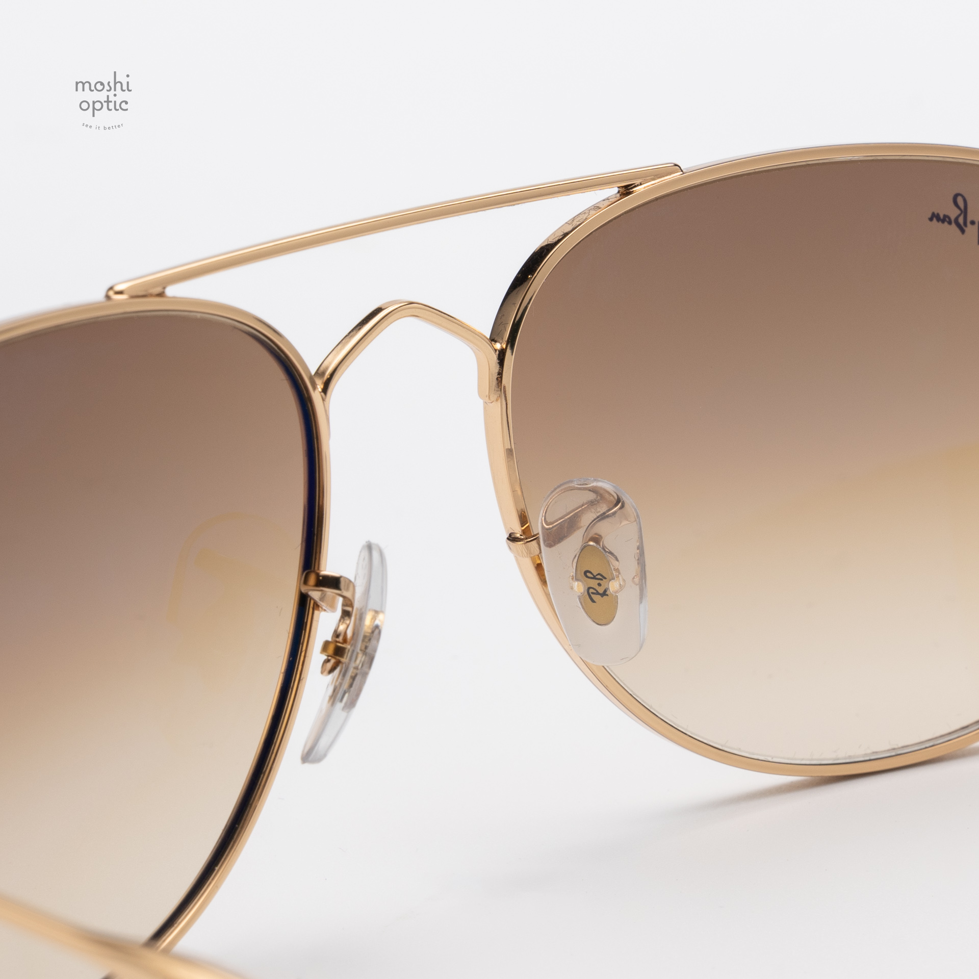 Ray-Ban RB3735 Bain Bridge 001/51 Arista Gold