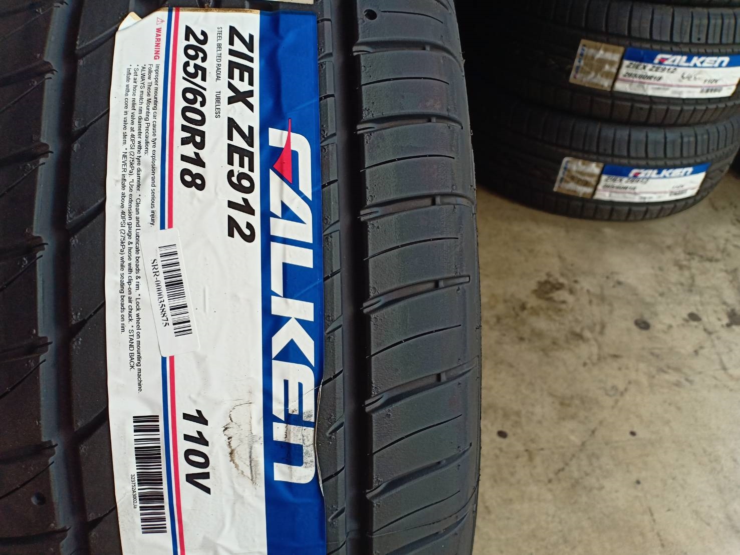 FALKEN ZE912 265/60-18 เส้น 2,xxx ปกติ 4500 ลดสุดๆ