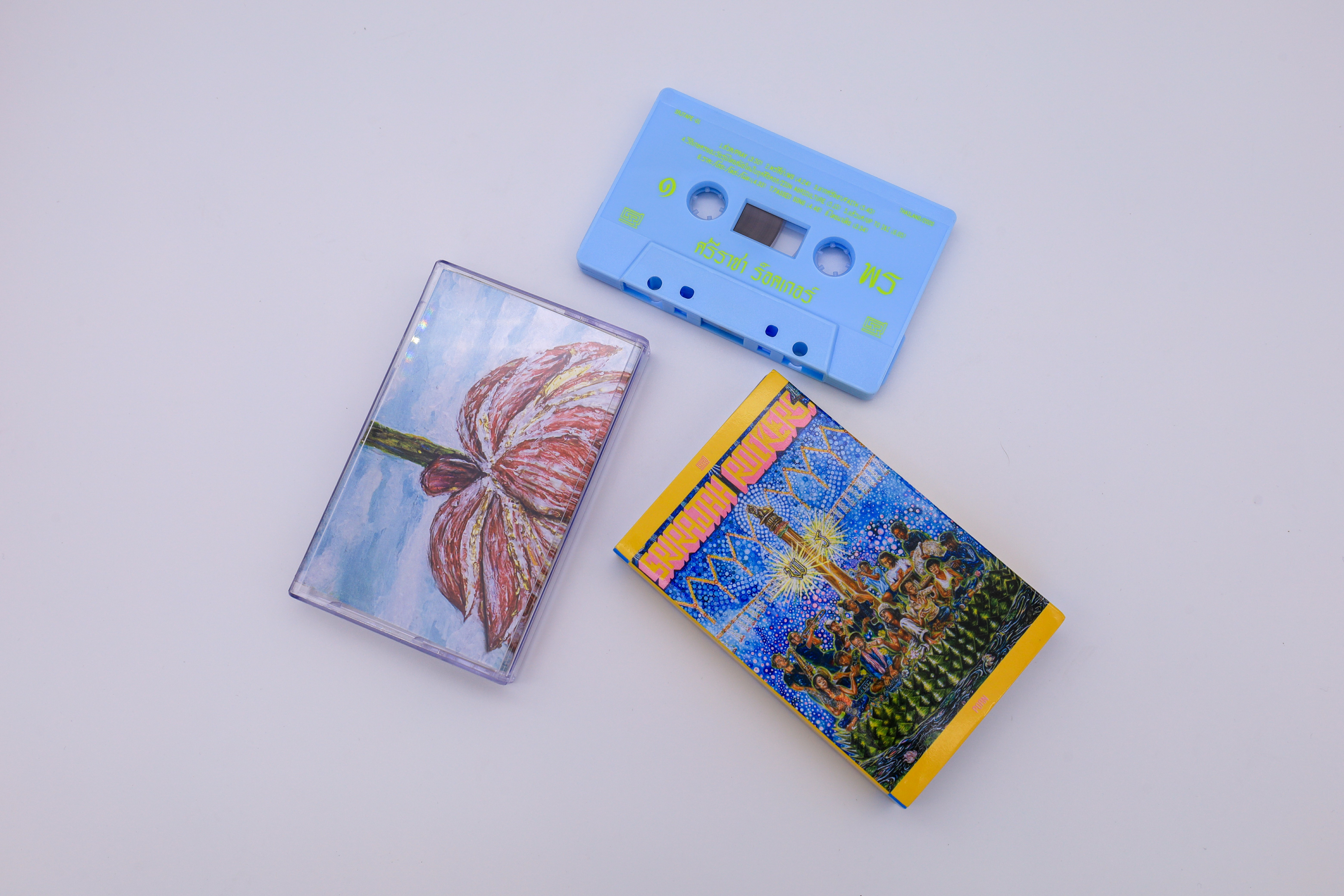 SRJ-CT-001B-SRIRAJAH ROCKERS 4th ALBUM "WS" เทปสีน้ำเงินปกเหลือง