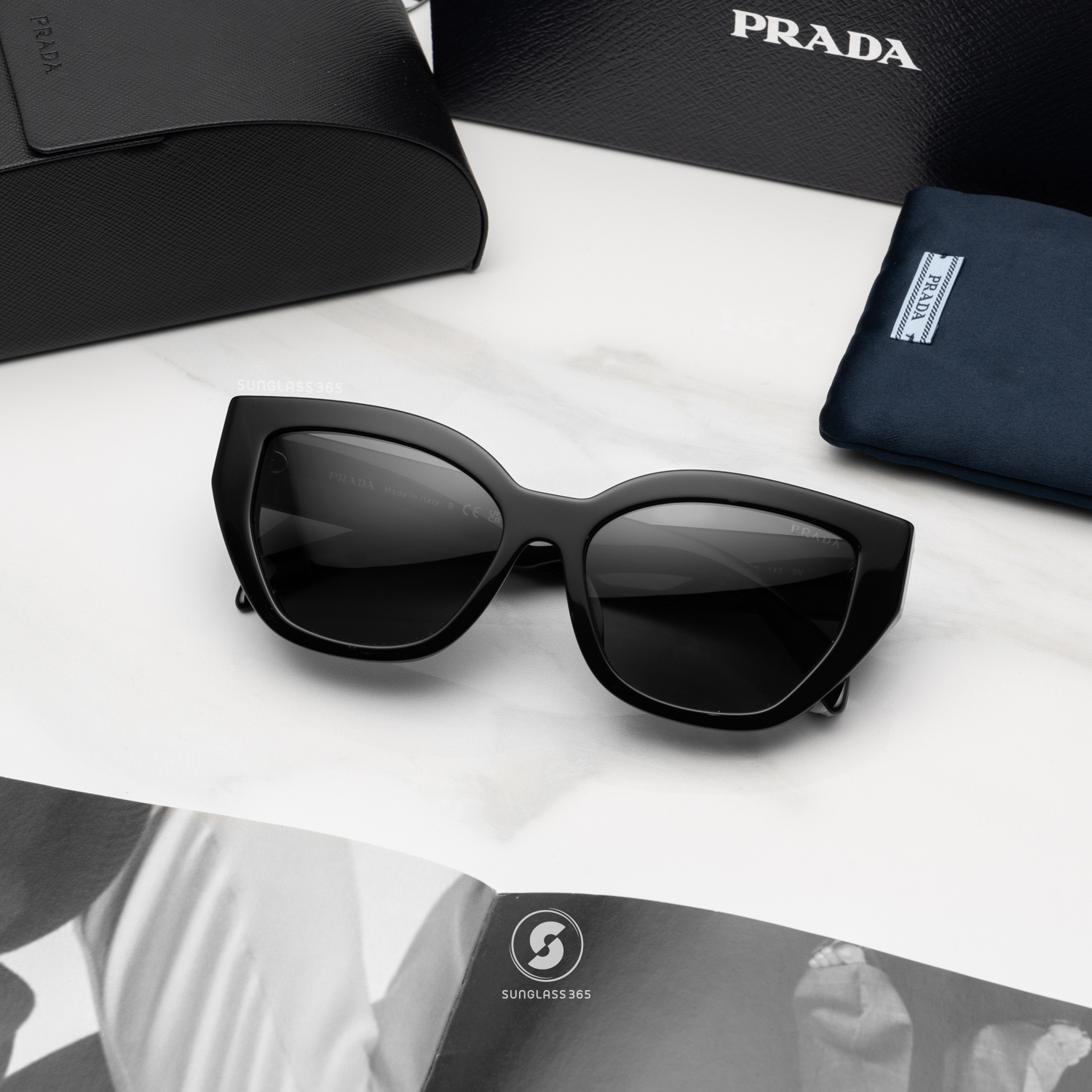 PRADA PRA09SF 1AB5S0 Black