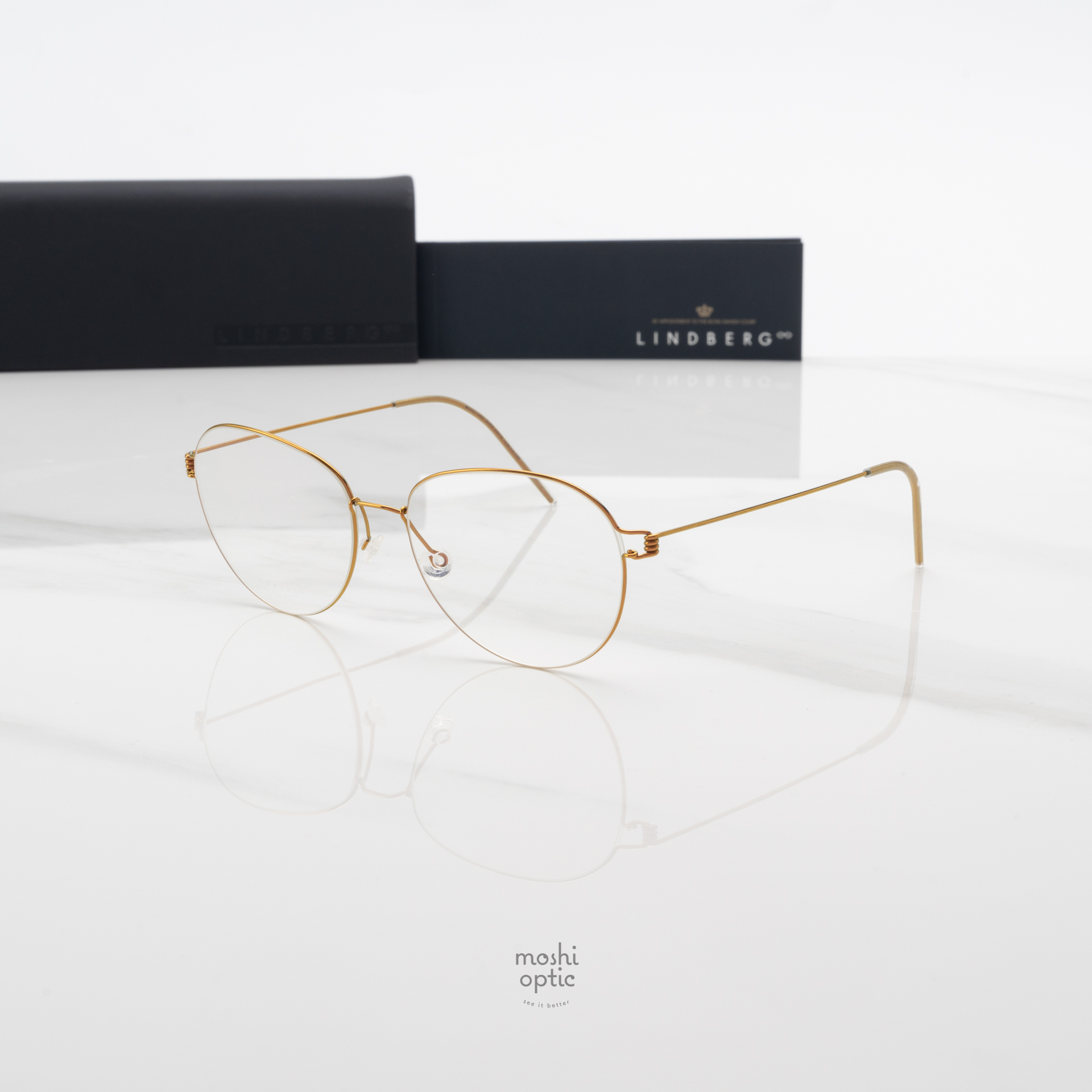 แว่นสายตา Lindberg Air Titanium Rim 090 1505L Olivia P60