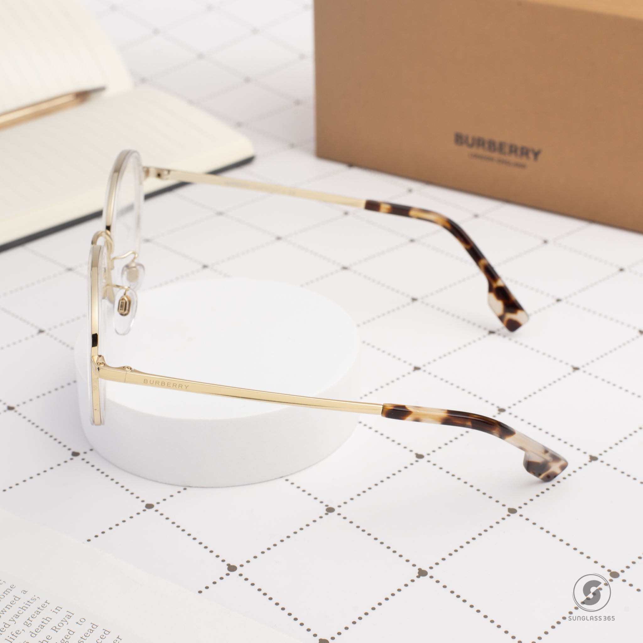 BURBERRY BE1358D 1323 Transparent