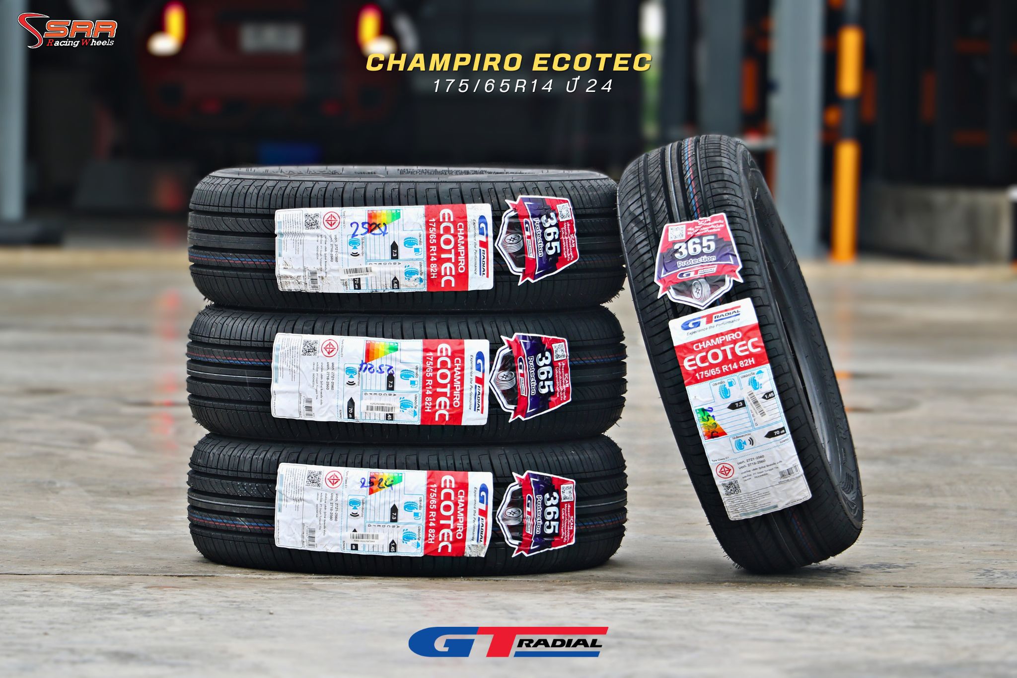 GTRADIAL ECOTEC ขนาด 175/65R14 ปี2024
