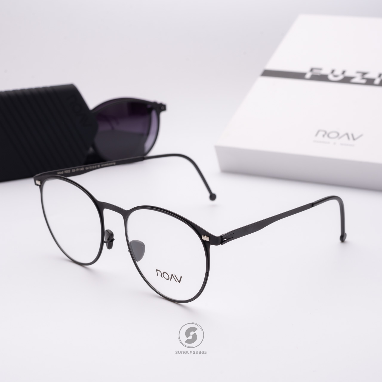 แว่นสายตา ROAV BOHEMIAN Matte Black/Black Temp