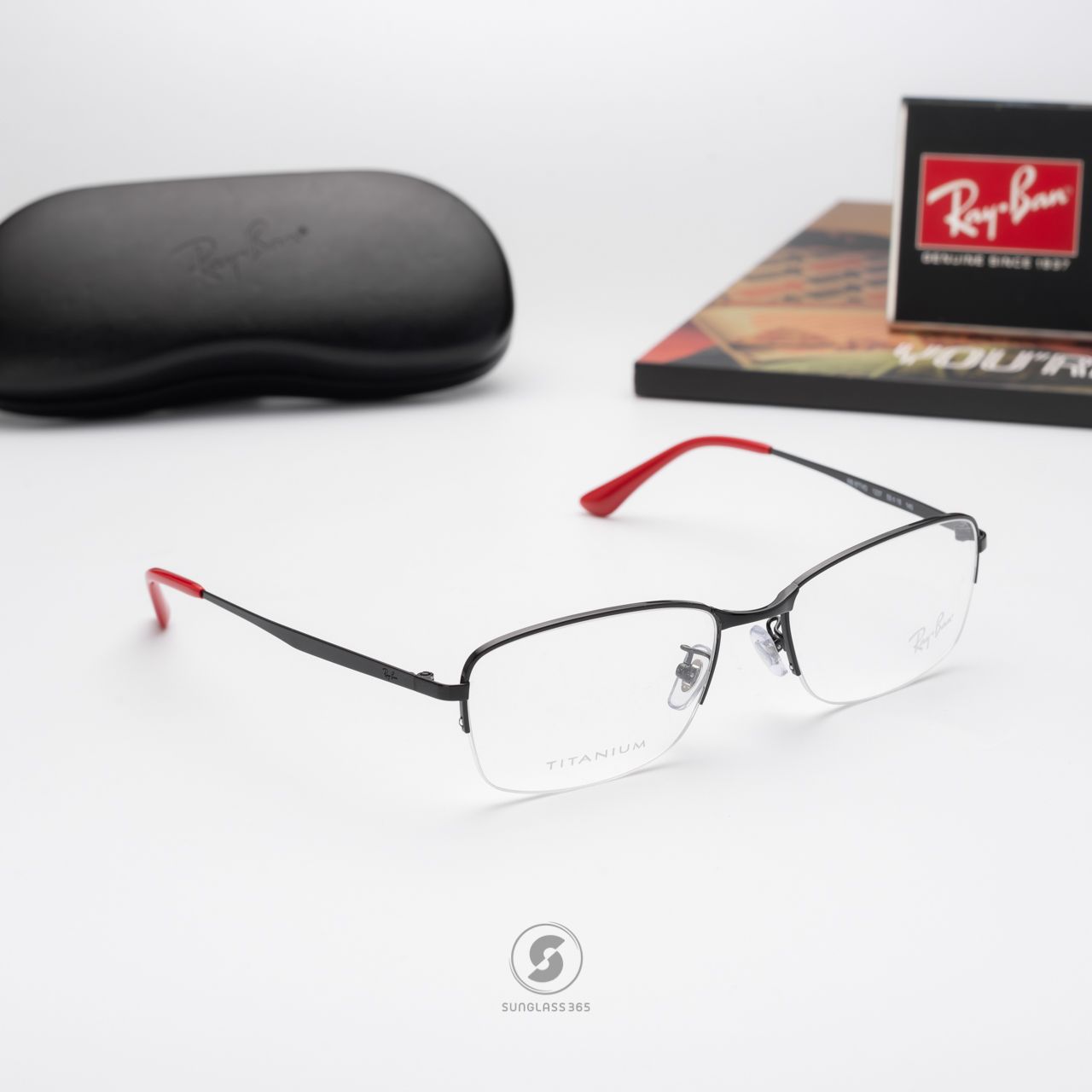 Ray-Ban RX8774D 1237 Black / Red