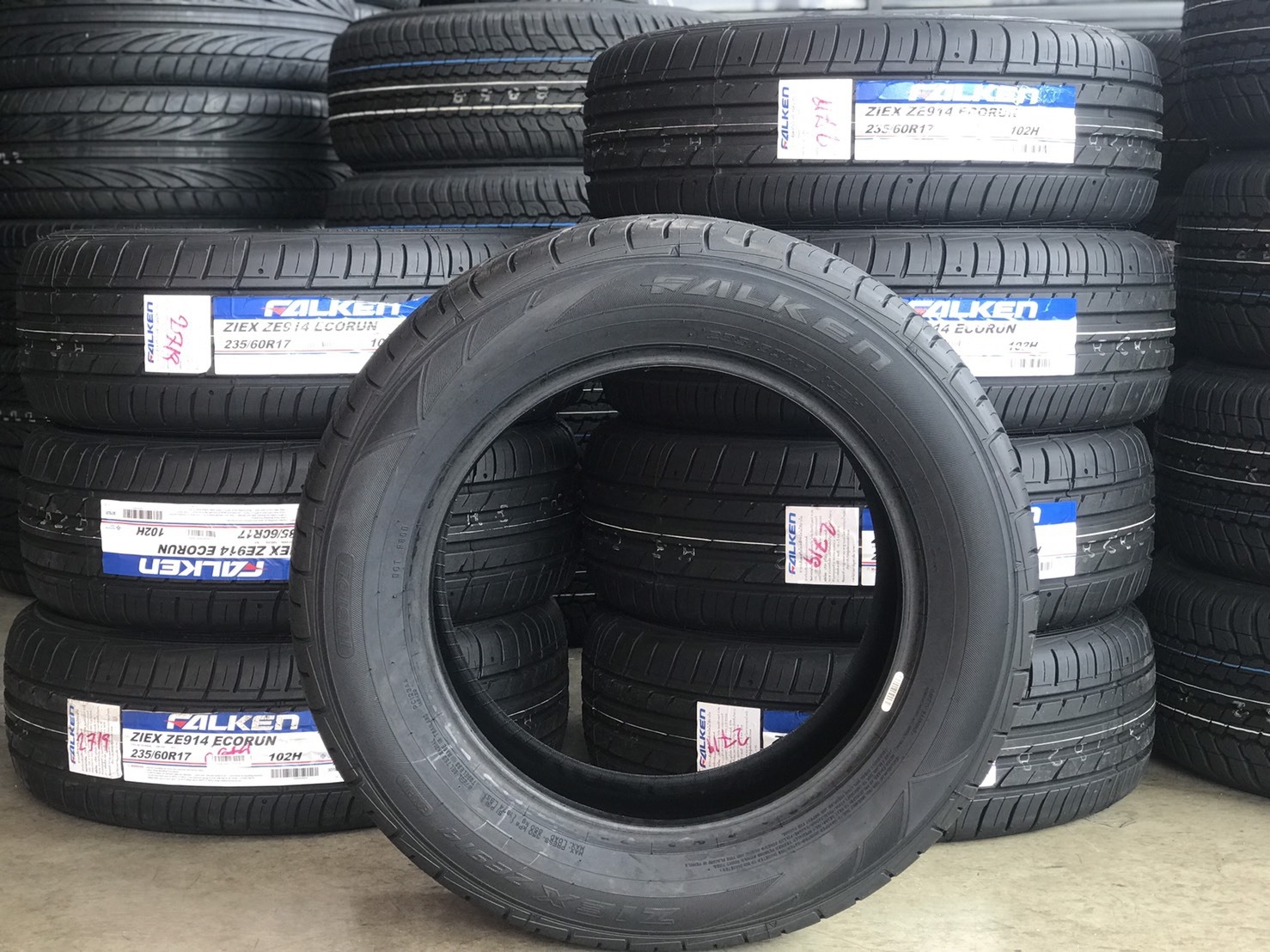 FALKEN ZE914 235/60-17 ปี19 ยางตรงรุ่น สำหรับ CAPTIVA