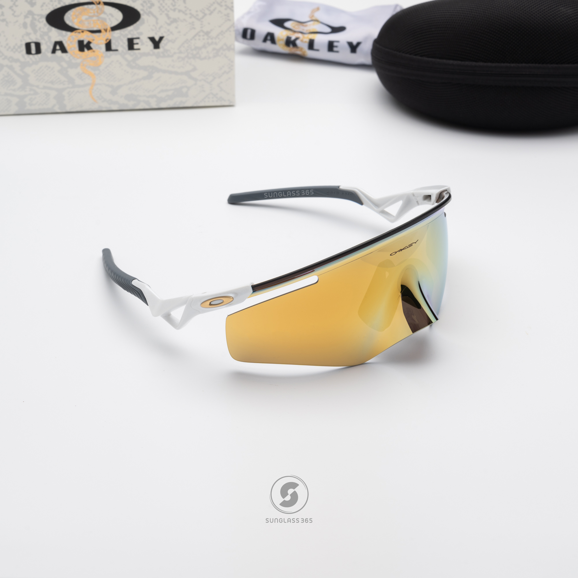 OAKLEY QNTM KATO OO9481D-07 Polished White Prizm 24K