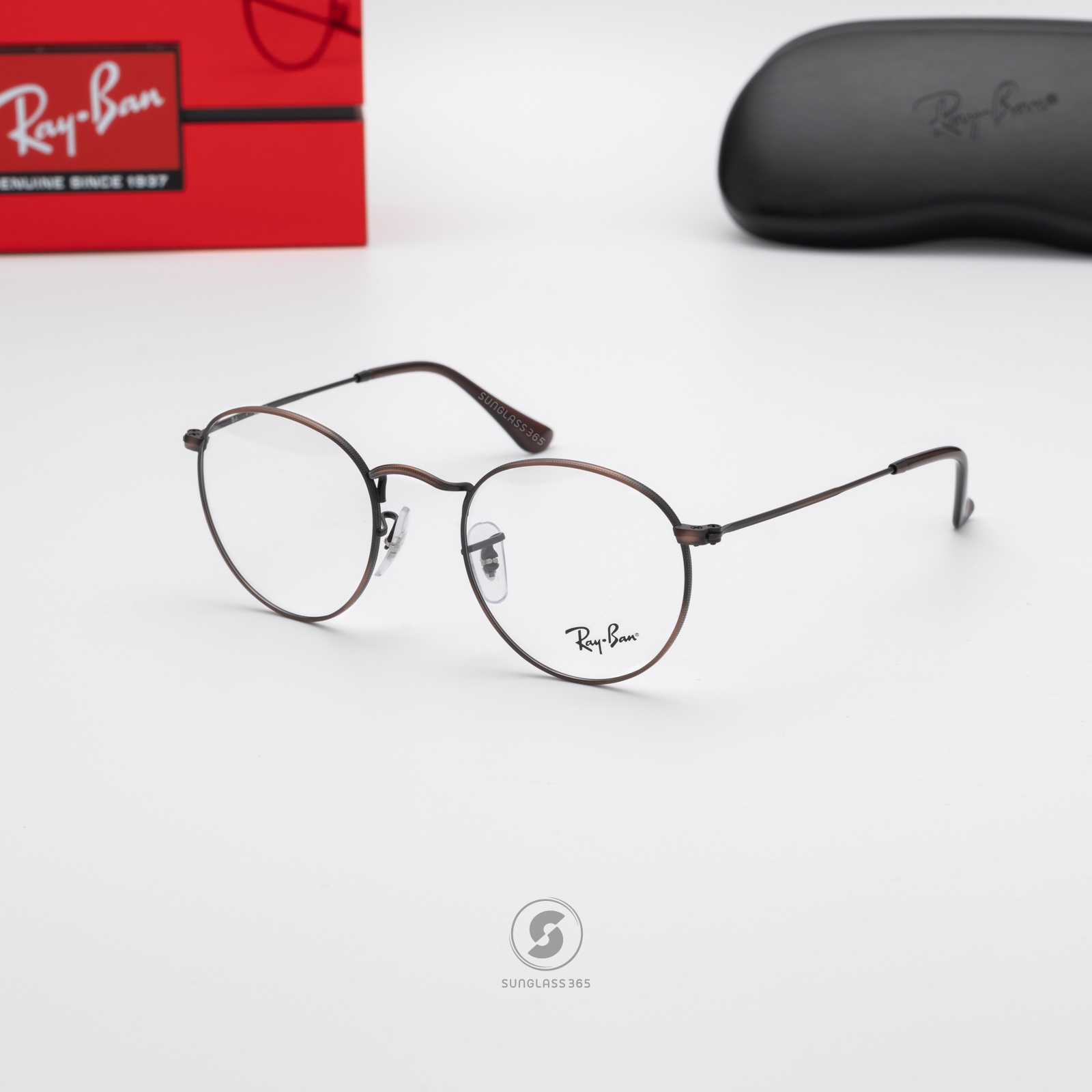 RayBan Round Metal RX3447V 3120 Antique Copper