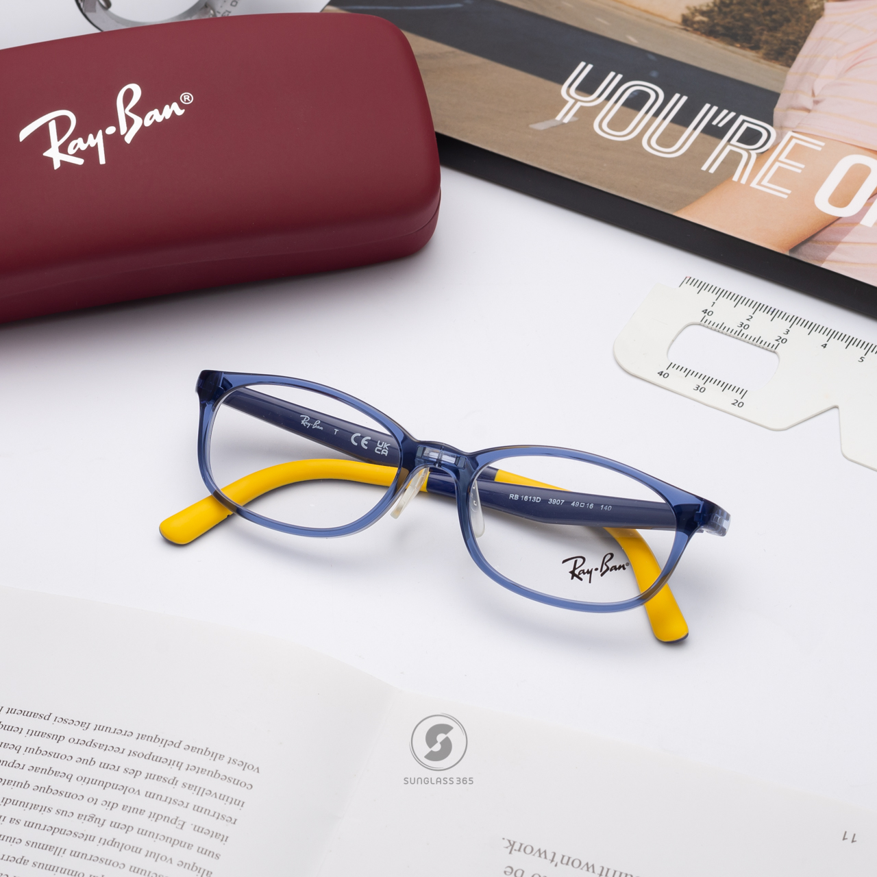 Ray-Ban RY1613D 3907 Transparent Blue