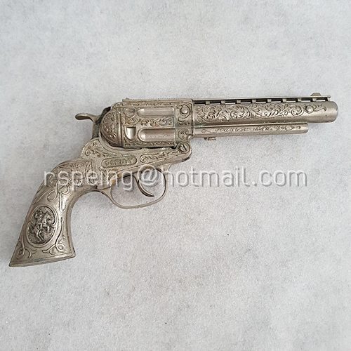 ปืนแก๊ปวินเทจเหล็กหล่อ ปี 50 Vintage Hubley "Deputy" Cap Gun 1950's (สภาพโชว์)