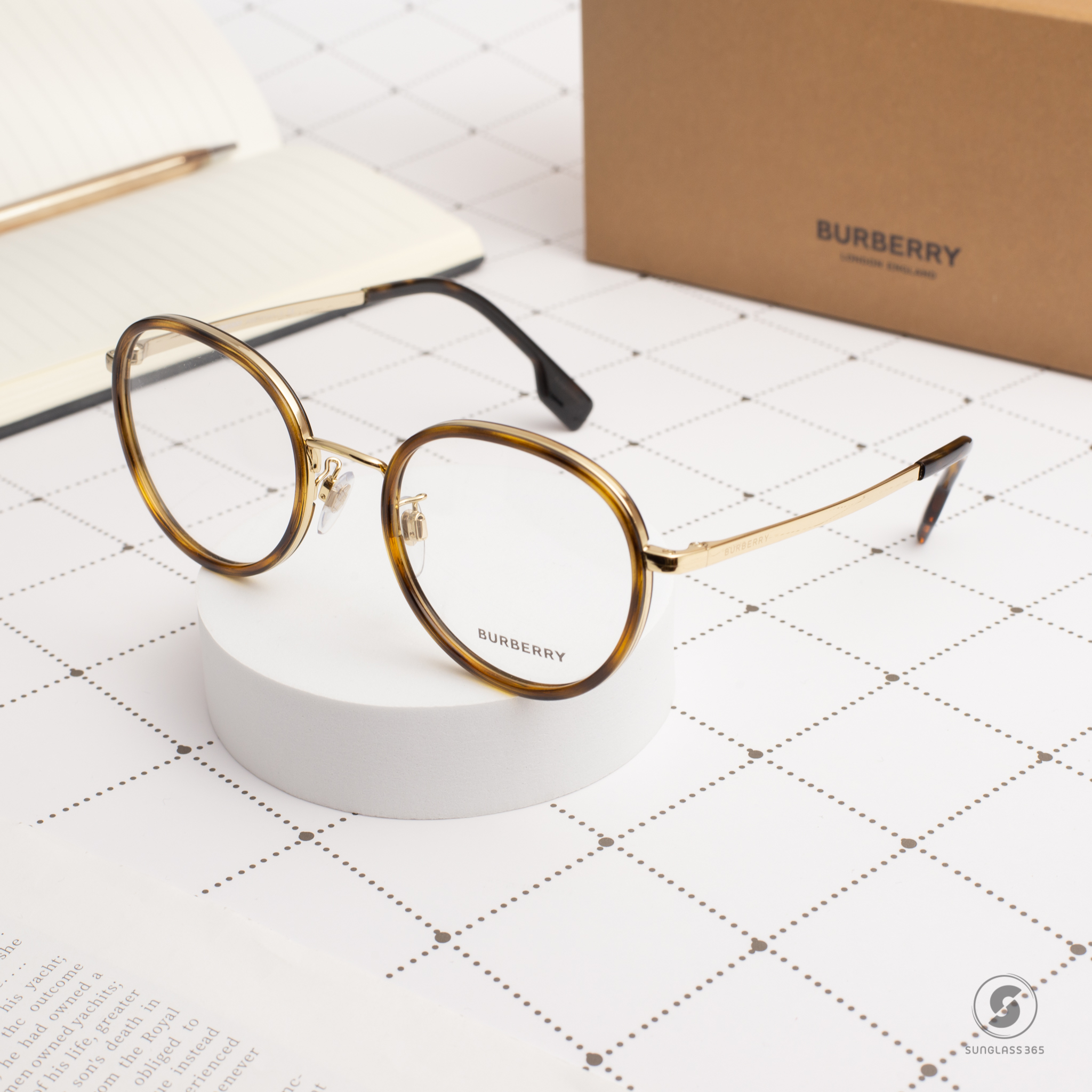 BURBERRY BE1358D 1322 Dark Havana