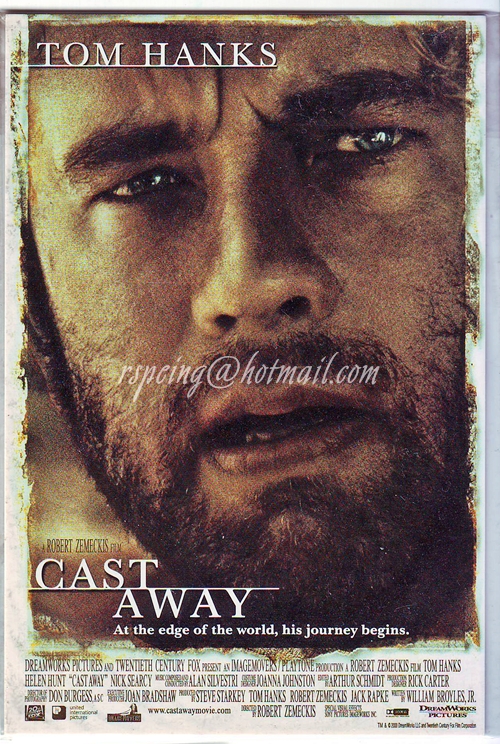 โปสการ์ดหนังเรื่อง Cast Away จาก EGV