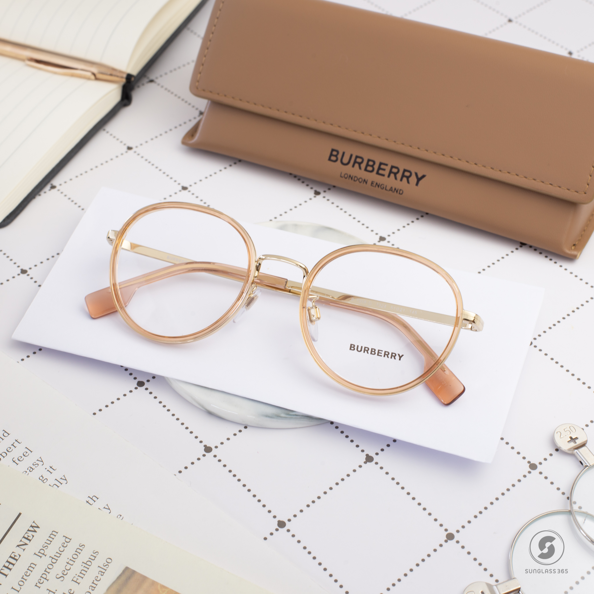 BURBERRY BE1358D 1324 Brown