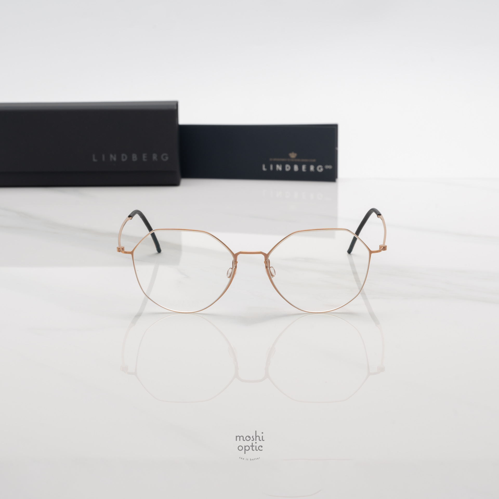 แว่นสายตา Lindberg Thintanium 035 14BF2 5540 T850 PU15