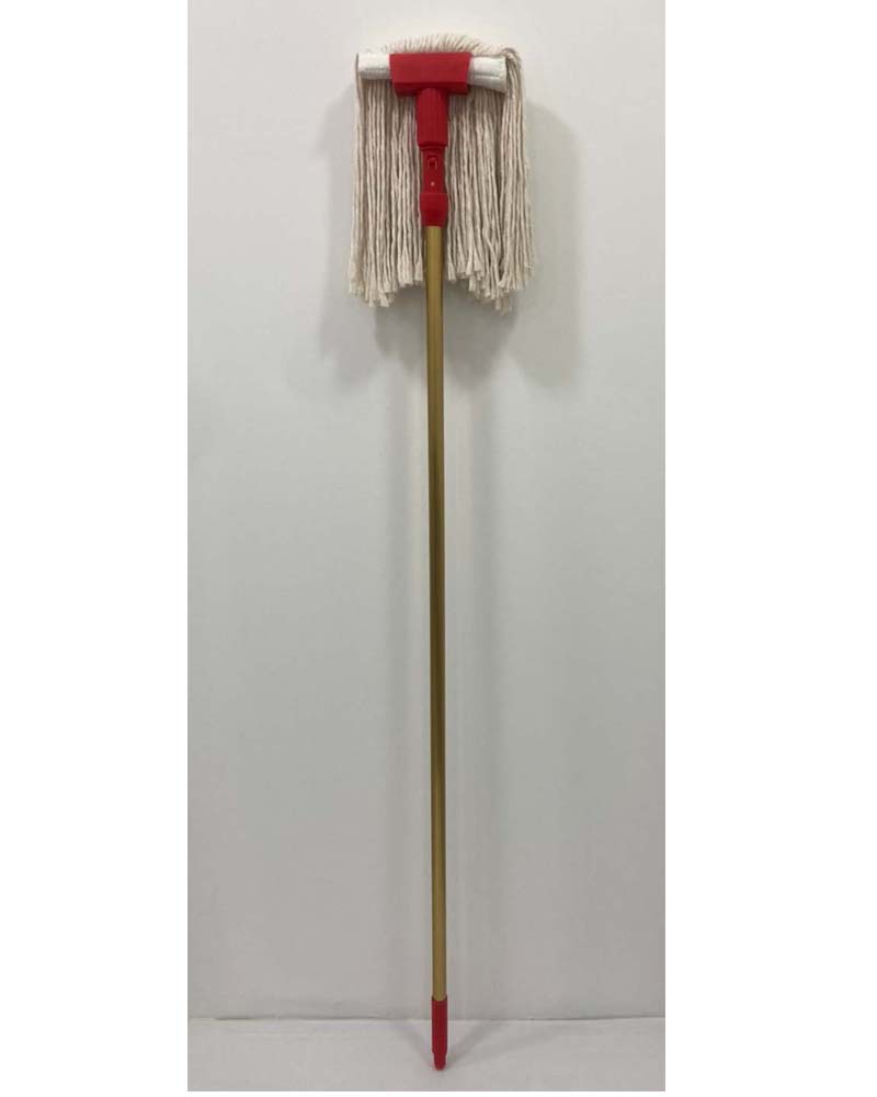 ชุดหัวไม้ถูพื้นฟรีไซส์ ผ้า 8 นิ้ว สีแดง