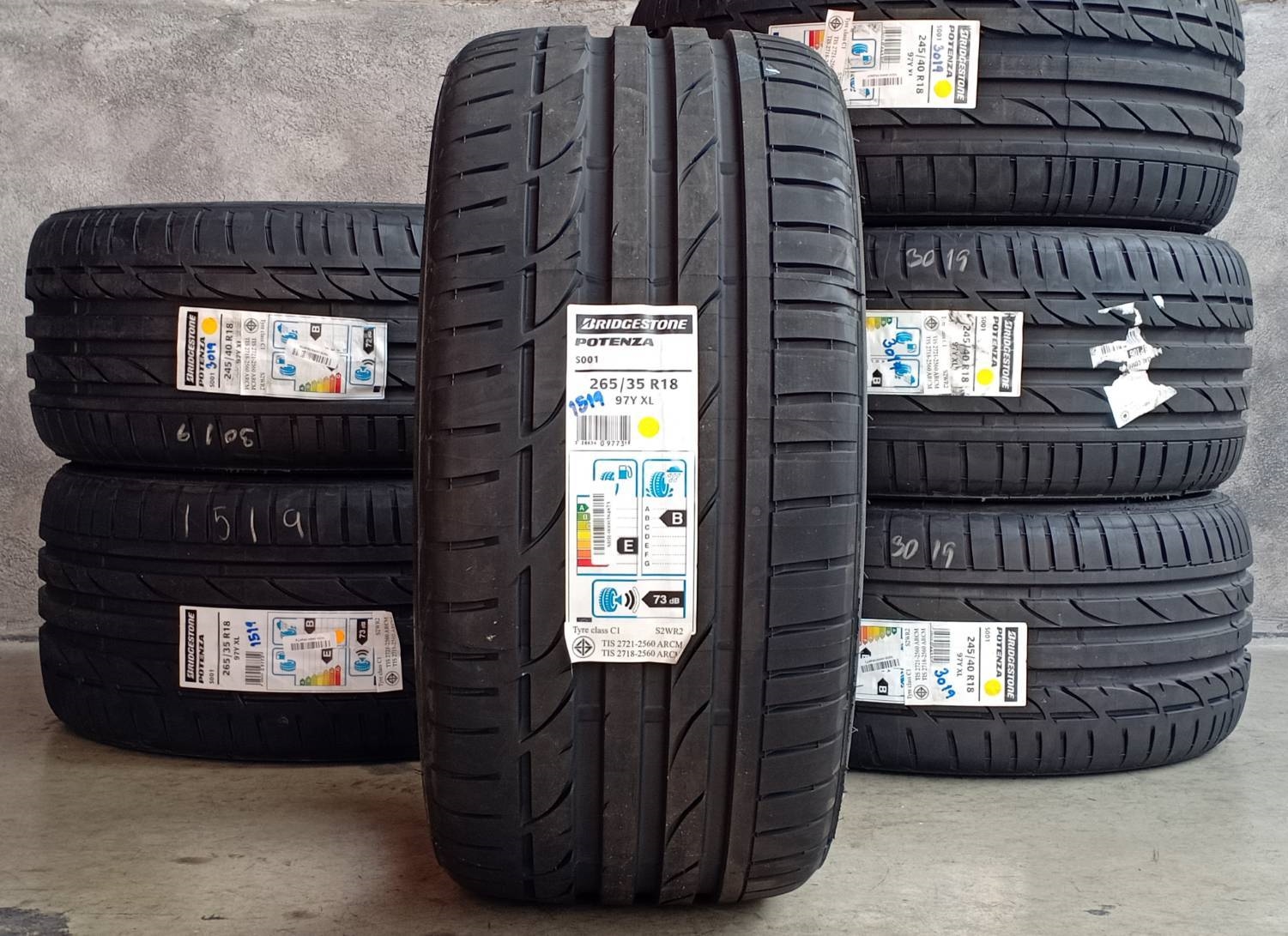 ยางใหม่ BRIDGESTONE POTENZA S001 265/35-18 ราคาพิเศษ