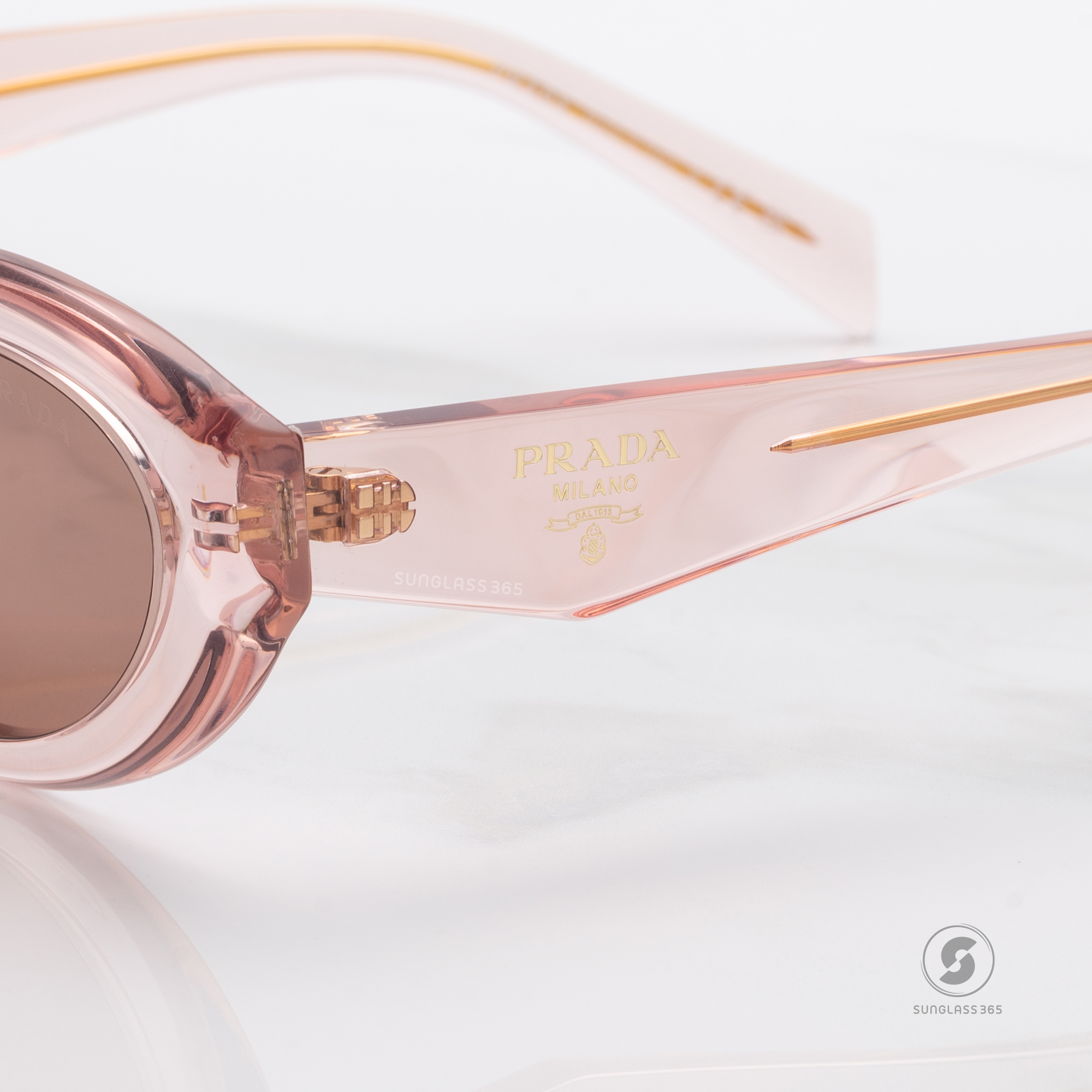 PRADA Symbole PR26ZSF 19Q10D Transparent Peach