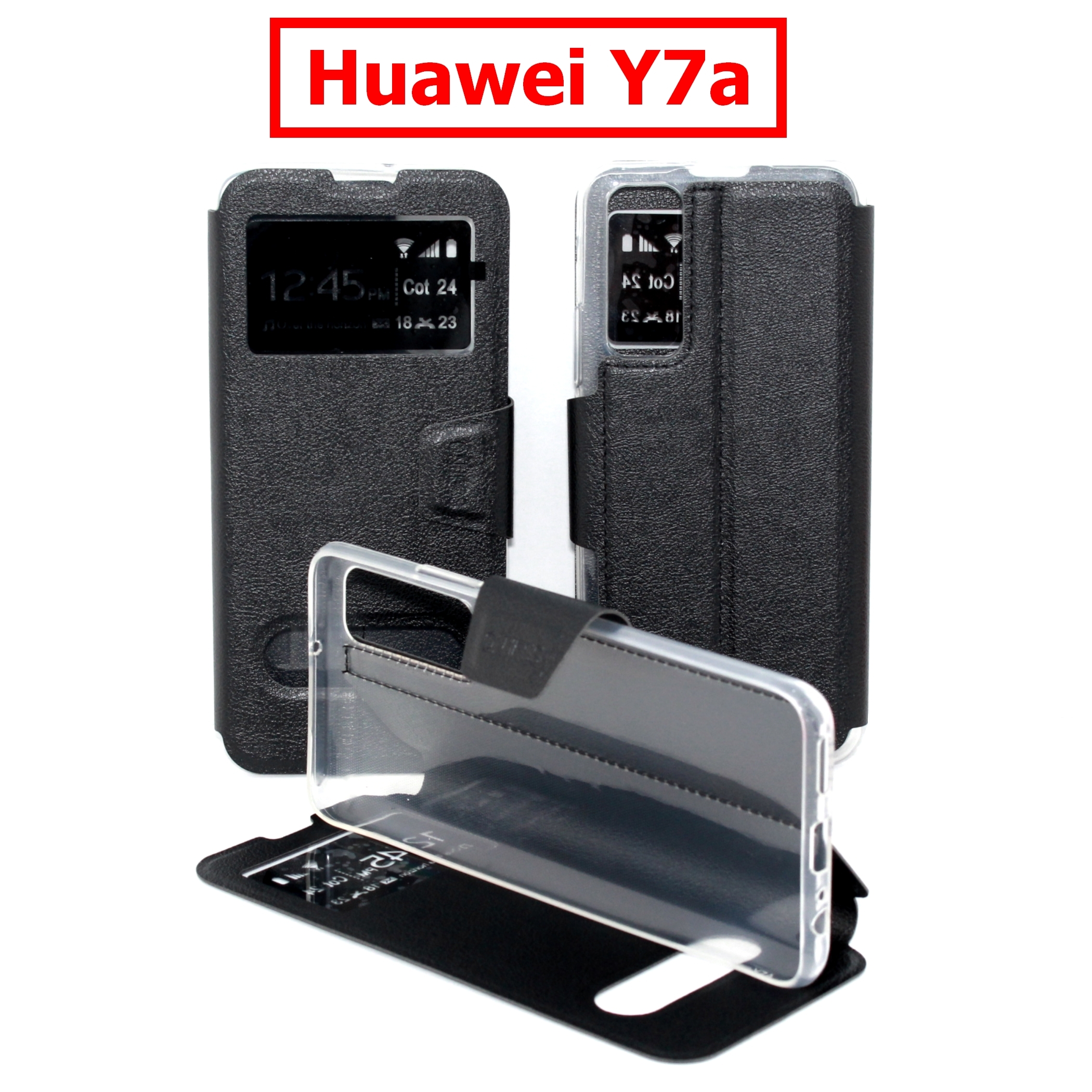 เคส Huawei Y7a - เคสฝาพับ หัวเหว่ย โชว์เบอร์ วางตั้งได้