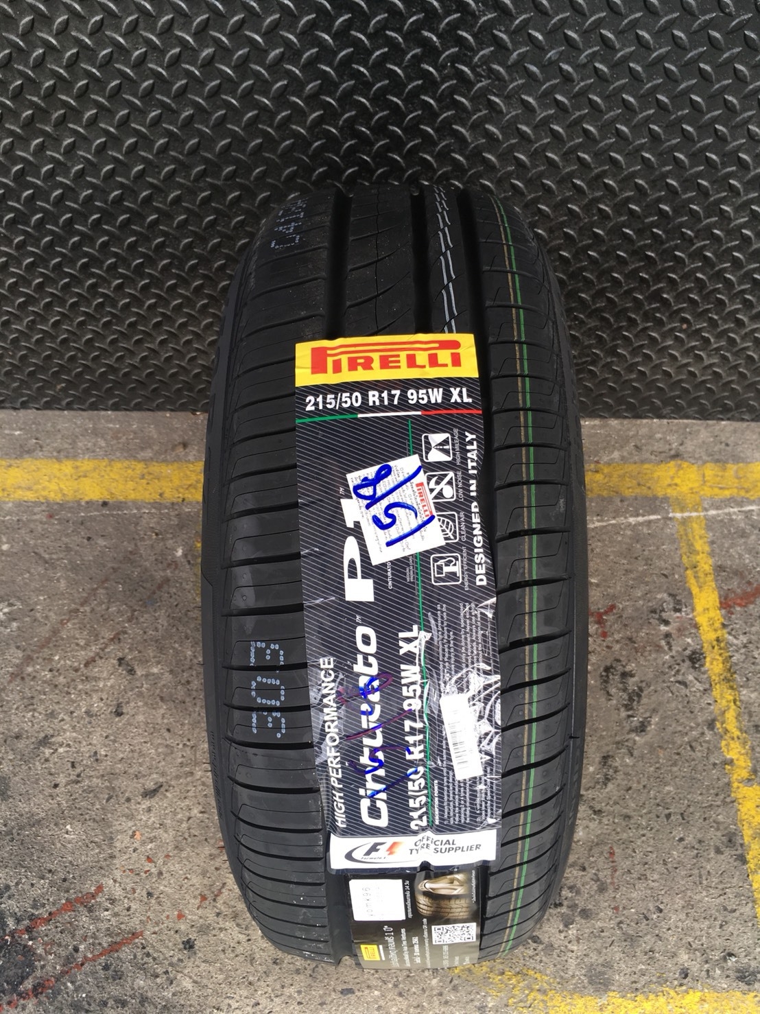 PIRELLI Cinturato P1 215-50-17 เส้น 6500 ปี18 ซื้อ2แถม2 ตัวใหม่ล่าสุด