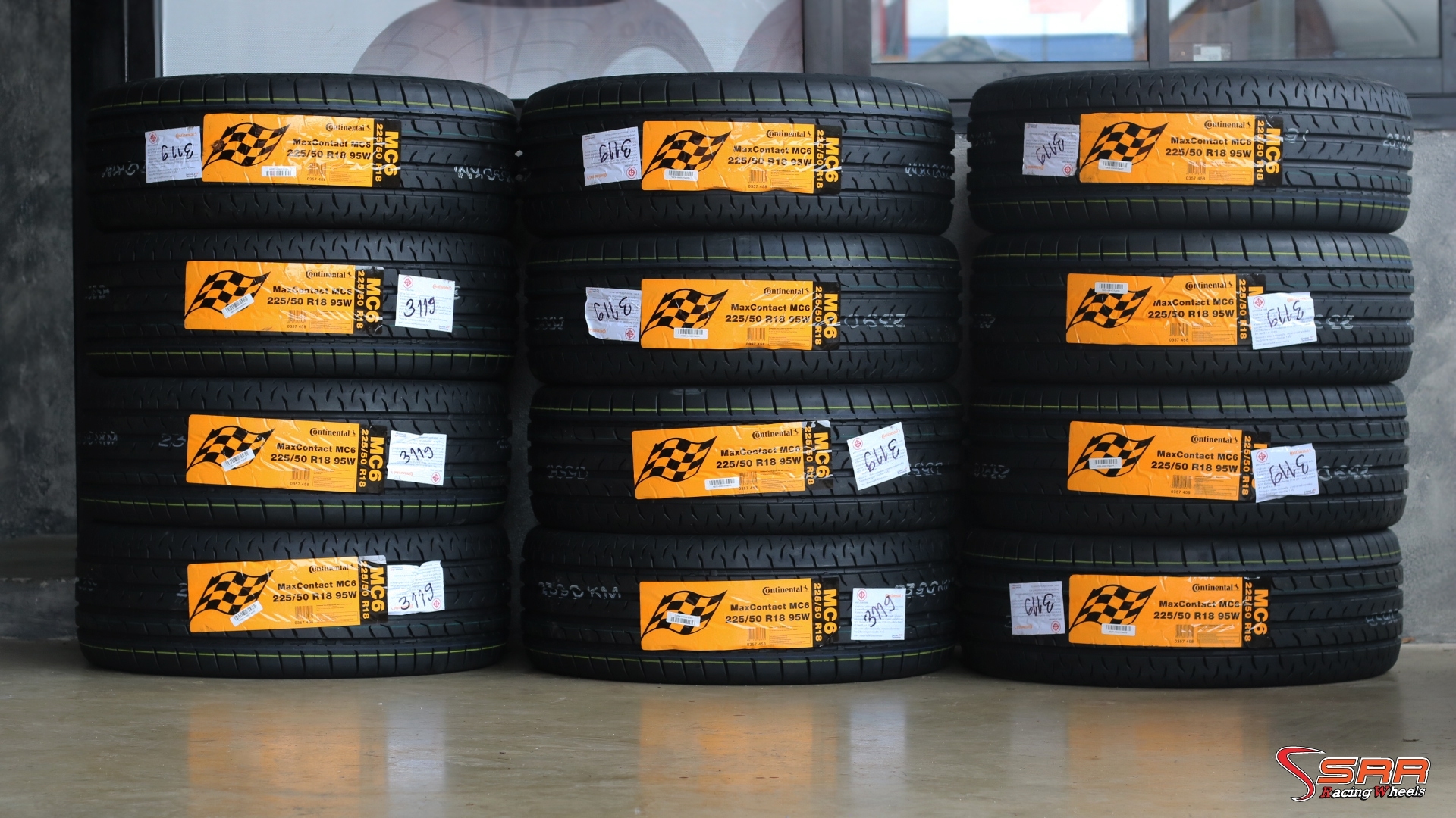 CONTINENTAL MC6 225/50-18 ปี19 ราคาถูก