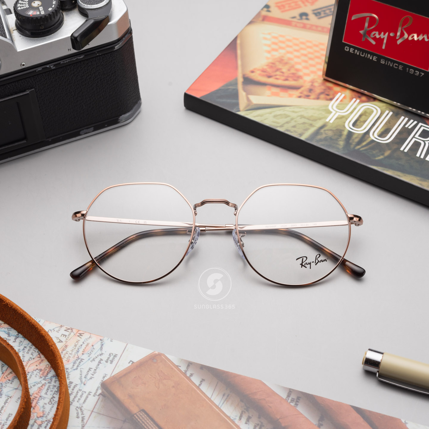 RayBan RX6465F 2943 Light Brown