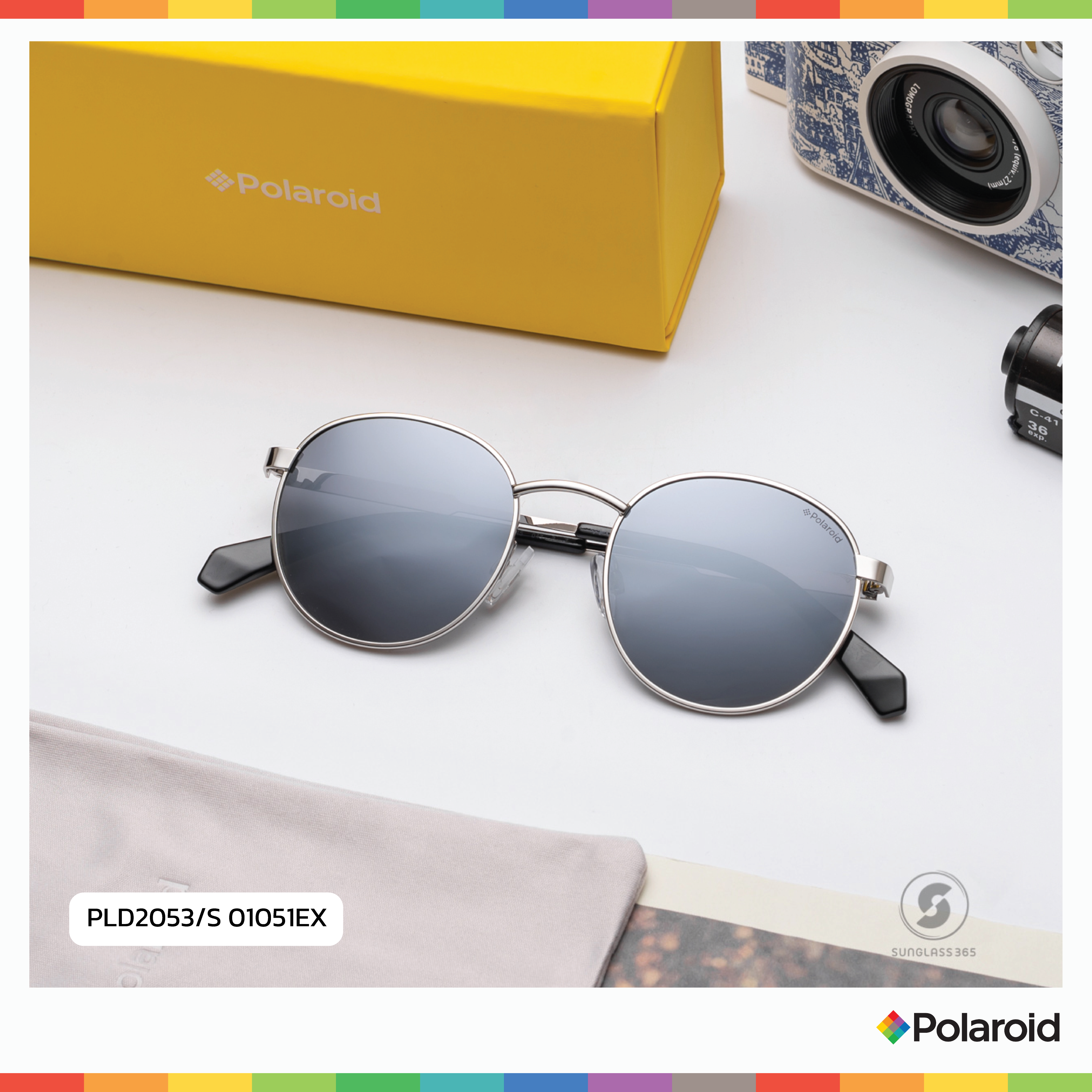 แว่นกันแดด Polaroid PLD2053/S 01051EX Palladium