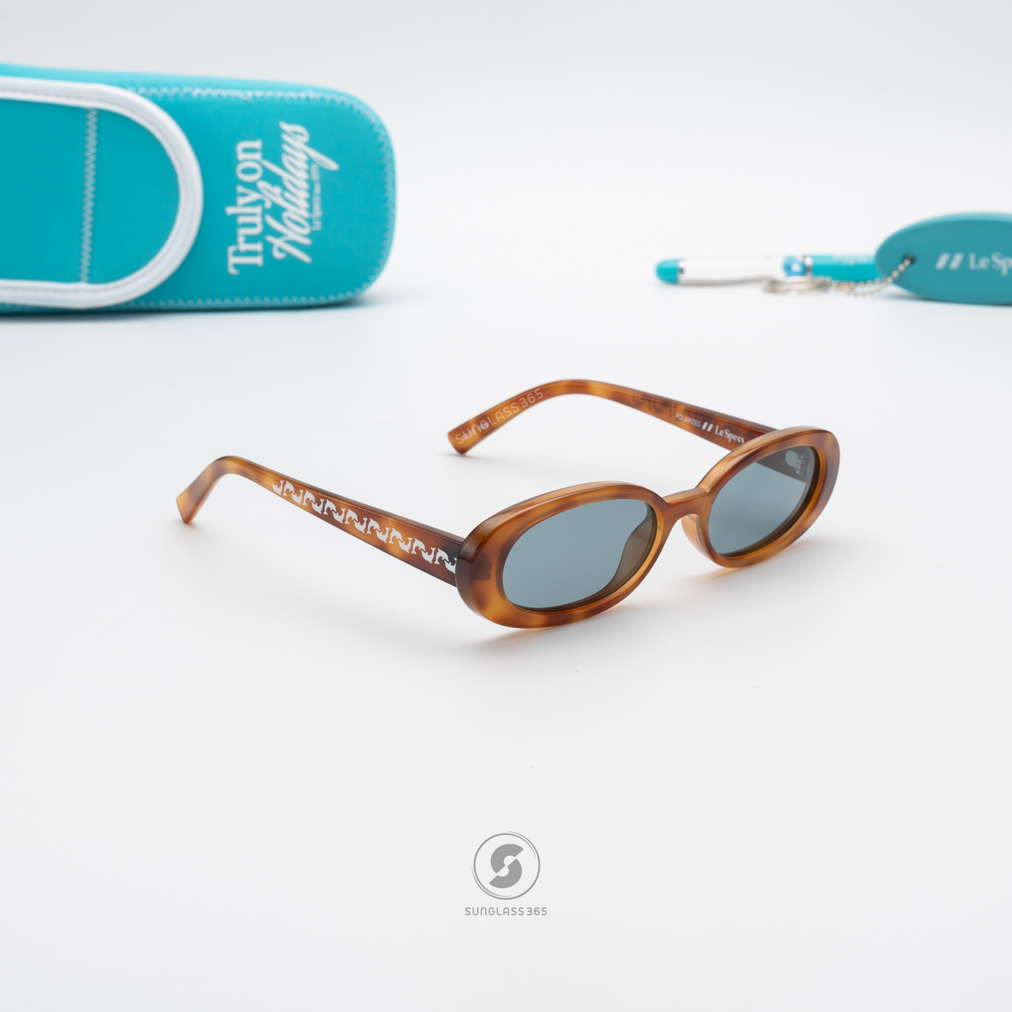 แว่นกันแดด Le Specs LSP2465418 OUTTA LOVE LTD ETD / Vintage Tort Polarized