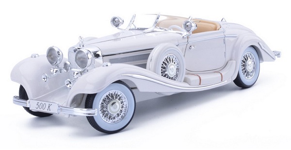 Pre Order โมเดลรถ Benz 500K ขาว1:18 รุ่นหายากสุดๆ มีโปรโมชั่น