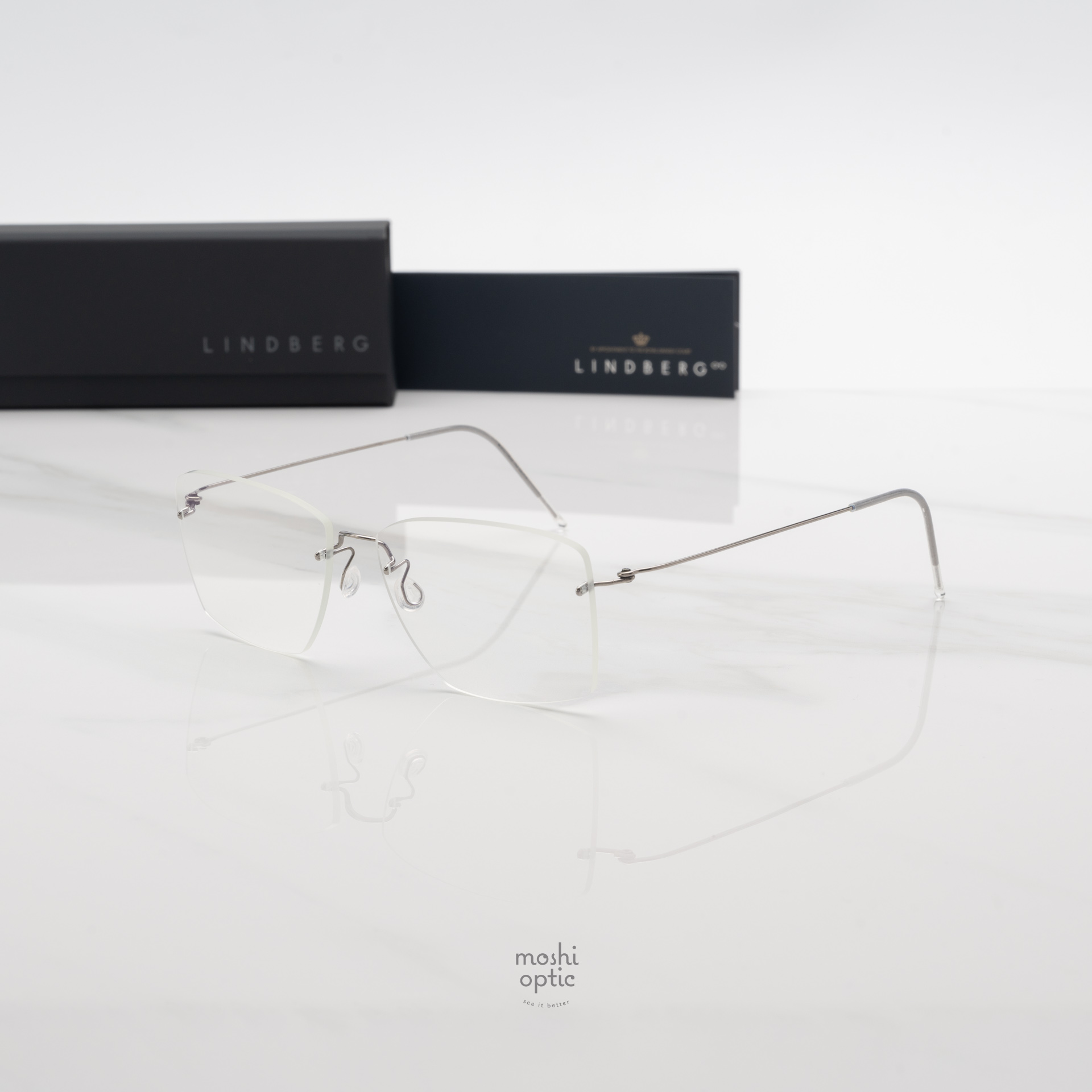 แว่นสายตา Lindberg Spirit Titanium 055 15E2B P10