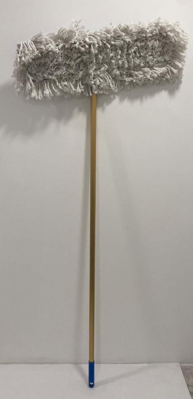 ไม้ดันฝุ่นแบบผ้าผูก 18 นิ้ว (ผ้าขาว)