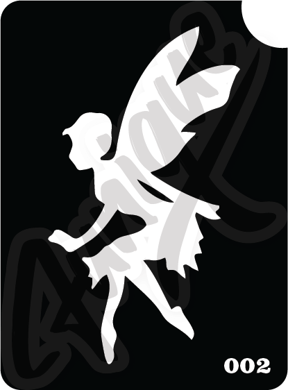 SET 4 Stencil บล็อกสติกเกอร์ รอยสักกากเพชร เพ้นท์กากเพชร กลิตเตอร์ Funique สติ๊กเกอร์ แบบลาย DIY งานประดิษฐ์