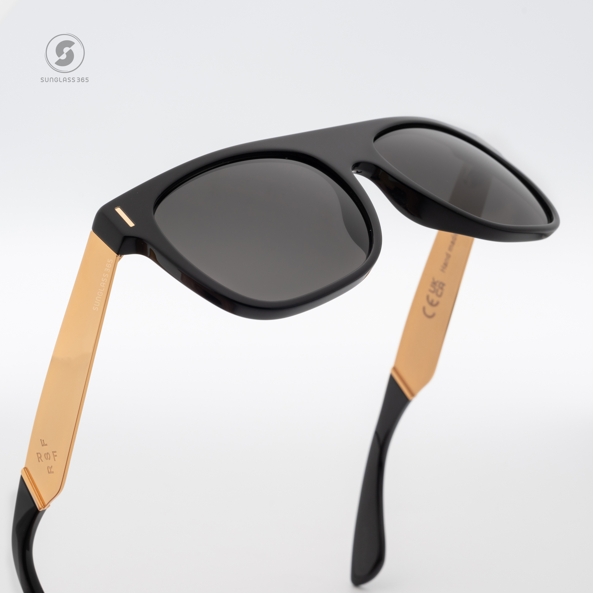 แว่นกันแดด SUPER SP 6YJ SUPER FLAT TOP Francis Black Gold