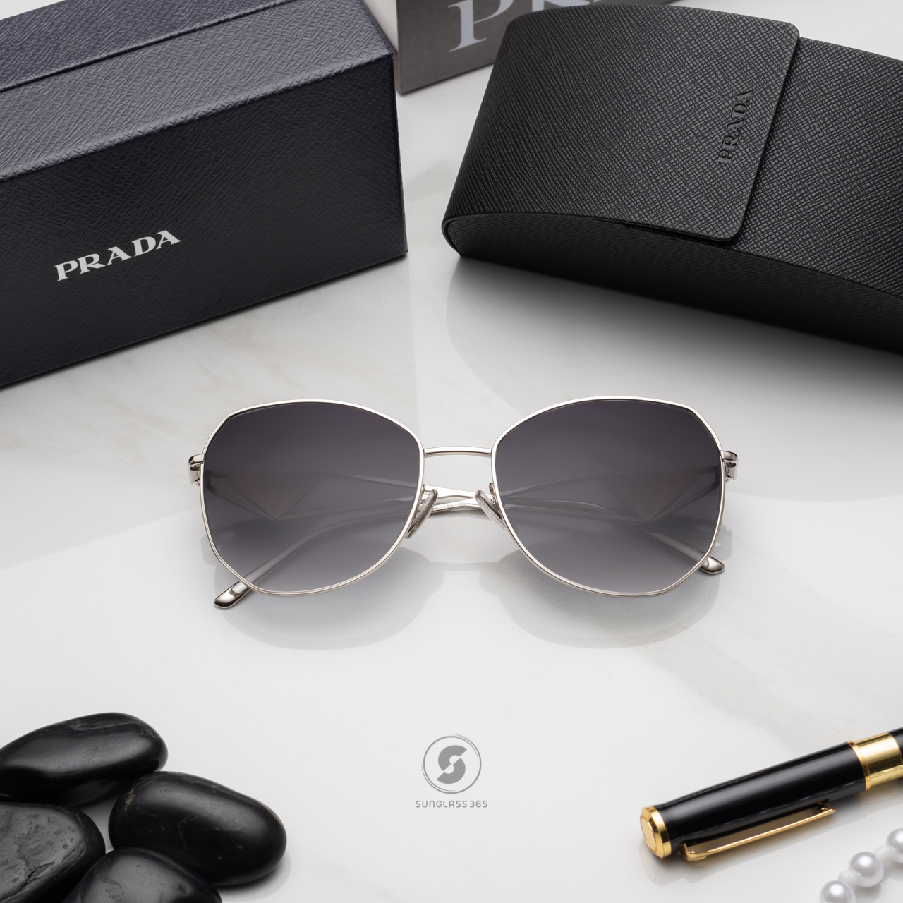 PRADA PR57YS 1BC5D1 Silver