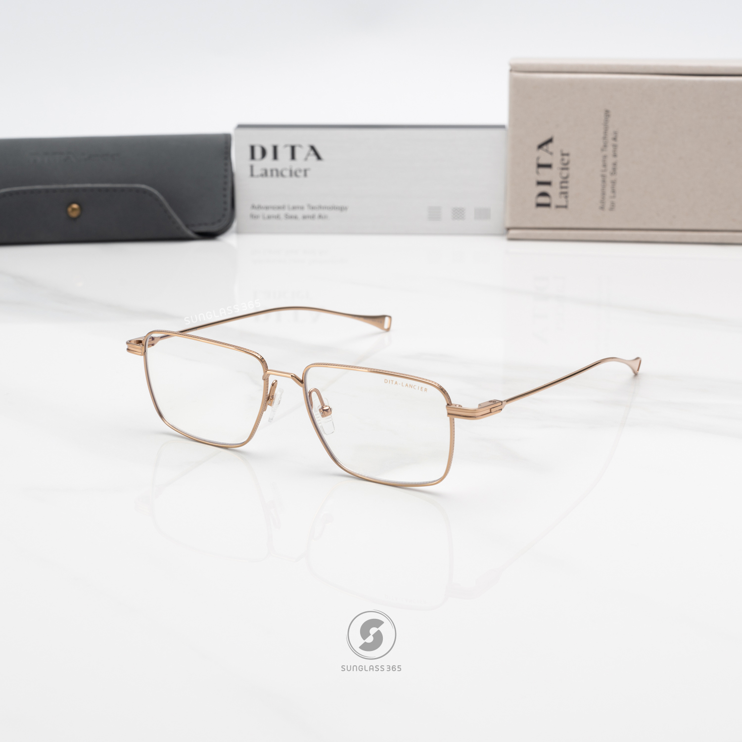 แว่นสายตา DITA LANCIER DLX124 A 01 with Blue Control Lens