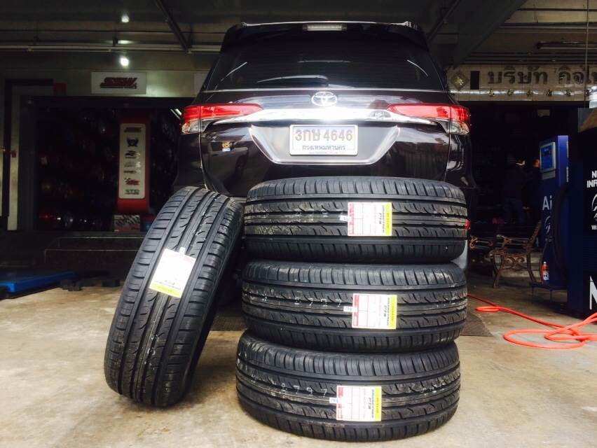 ยางใหม่ ใส่ NEW FORTUNER DUNLOP PT3 265-60-18 ซื้อ2แถม2