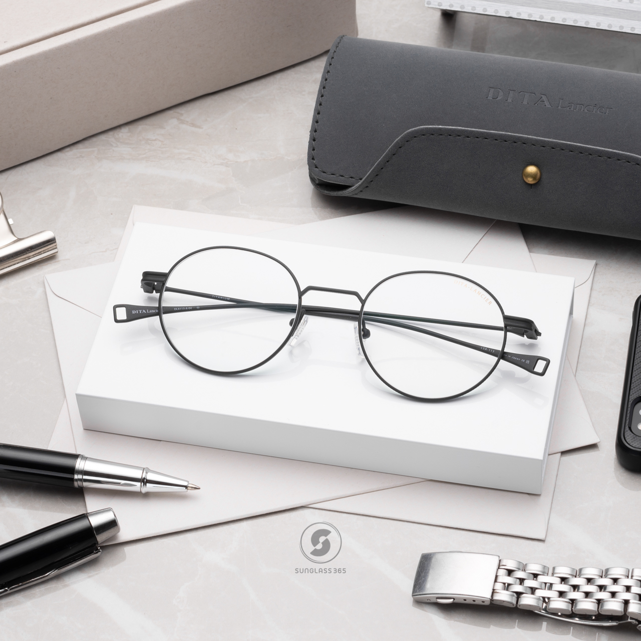แว่นสายตา DITA LANCIER DLX113 A 04 with Blue Control Lens