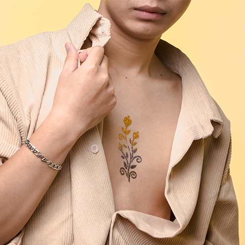 ชุดเพ้นท์กลิตเตอร์แทททู เพ้นท์หน้า เพ้นท์ตัว glitter tattoo FA501