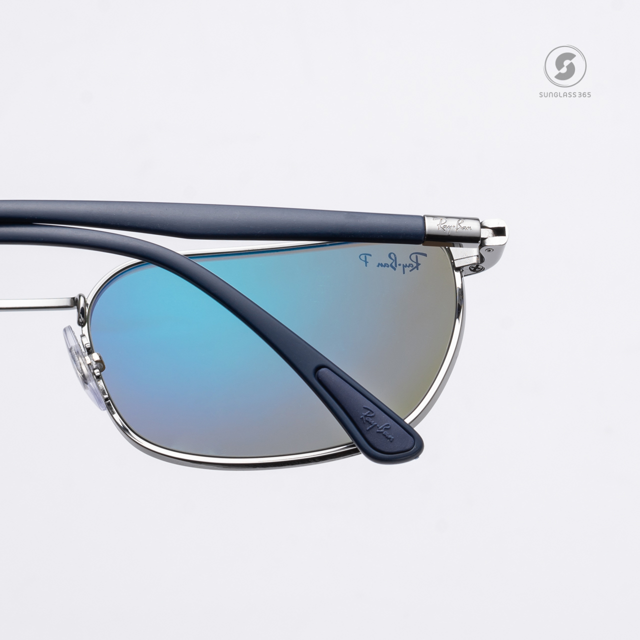 Ray Ban RB3684CH 004/4L Gunmetal Grey Blue Chromance Polarized