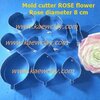 พิมพ์อลูมิเนียมตัดดอก+ใบกุหลาบ (Aluminum mold cutter roses + leaves )