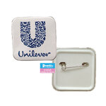 เข็มกลัดสี่เหลี่ยมจัตุรัส รับทําเข็มกลัดสี่เหลี่ยม