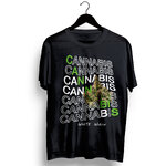 เสื้อยืดลายกัญชา cannabis T-shirt cotton100