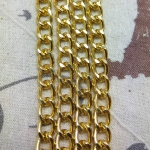 โซ่ตัดเหลี่ยมกลาง ทอง