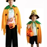 ชุดเซทผ้าคลุมฟักทองฮาโลวีน ชุดผ้าคลุมฟักทองฮาโลวีนเด็ก