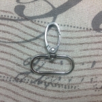 คอหมาดอกบัว ก้น 1.2นิ้ว เงิน