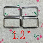 ห่วงสี่เหลี่ยม1.2นิ้ว เงิน