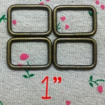 ห่วงสี่เหลี่ยม1นิ้ว เหลืองดำ