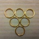 ห่วงกลม1นิ้ว ทอง