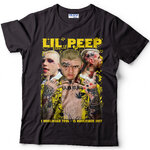 Lilpeep tshirt cotton100 Gildan USA เสื้อยืดลาย lil peep